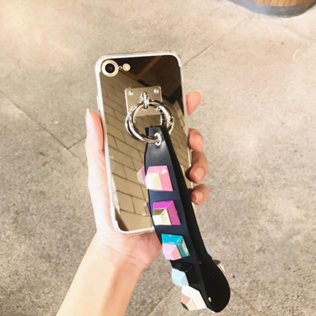 NNEAGS Luxury Fashionable Durable Silver Mirror Back iPhone Case 6s Plus