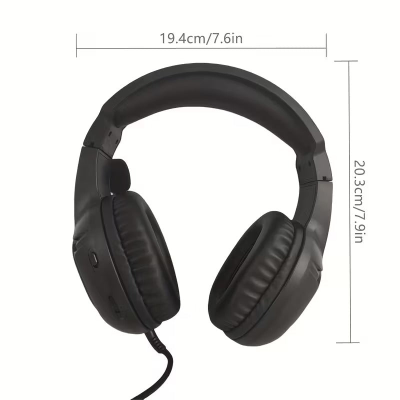 NNETM S20 Gaming Headset 50mm LED Mic