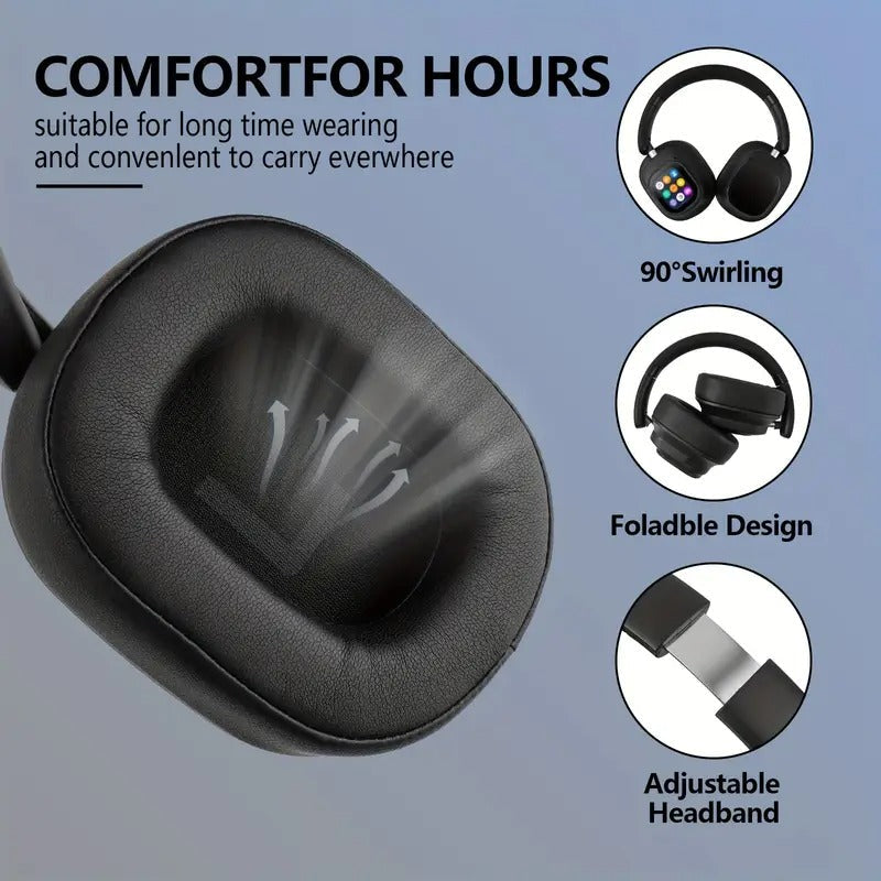 NNETM Hybrid Active Noise Cancelling Wireless Headphones